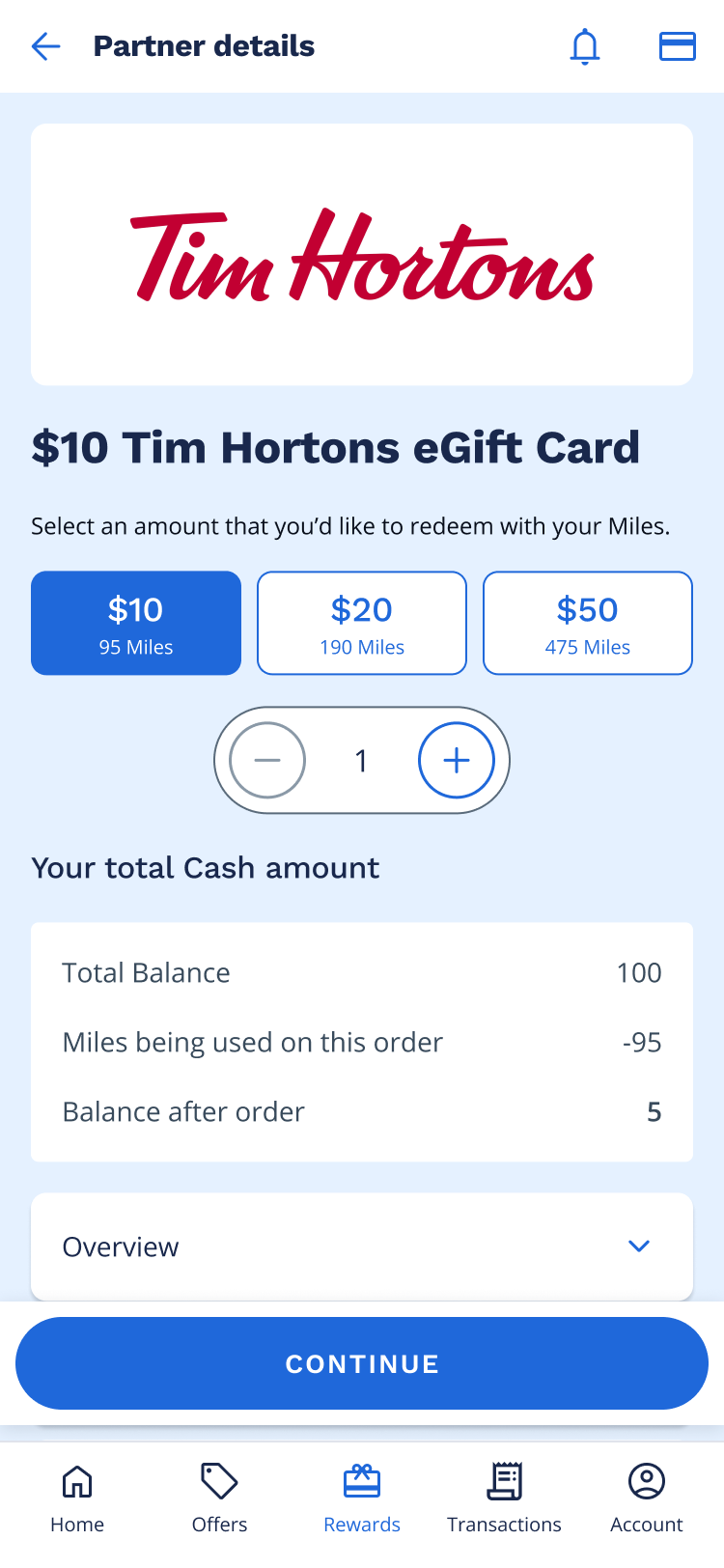 Previous product detail page design